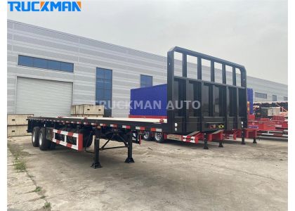 2 Axles 50 Tons Container Trailer Delivery To Kenya