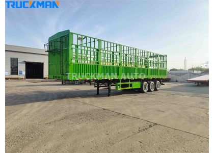3 Axles Cargo Fence Trailer Delivery To Bolivia