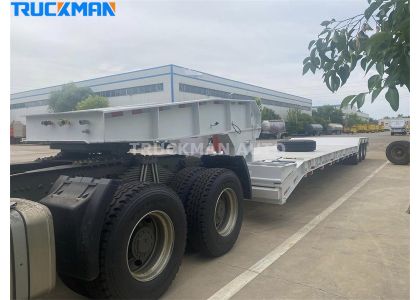 Gooseneck Lowboy Trailer For Zimbabwe