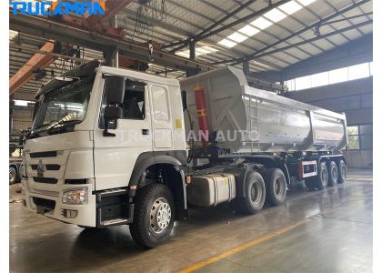 3 Axles Dump Truck Trailer For Mali