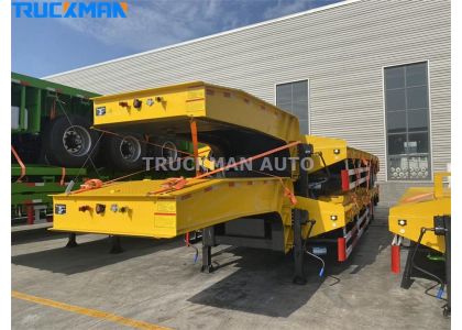 2 Units 70 Tons Lowboy Trailer For Tanzania