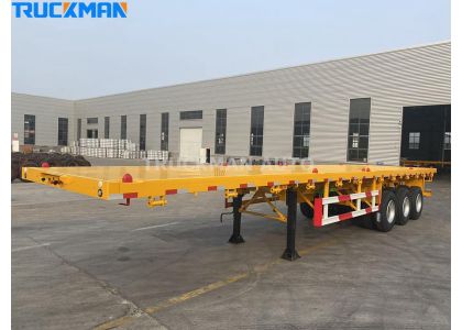 40FT Flat Deck Trailer For Sierra Leone