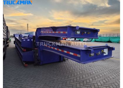 50 Tons Low Bed Trailer Delivery To Philippines