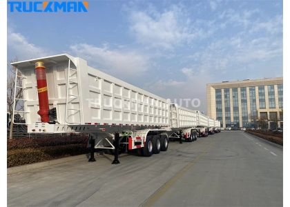 3 Axle Dump Semi Trailer For DRC