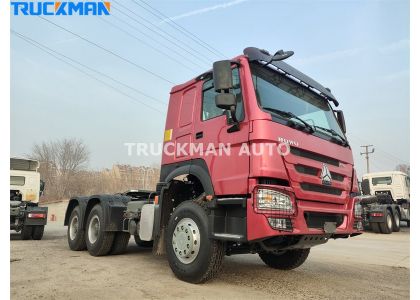 6X4 SINOTRUK HOWO 400HP Trailer Truck To Cote d'Ivoire