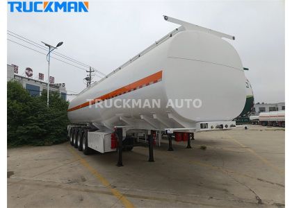 4 Axle 54000 Liters Fuel Tanker Trailer For Ghana