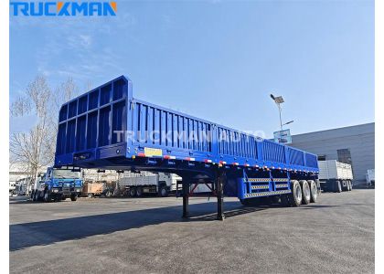 3 Axles 60 Tons Side Wall Trailer To Liberia
