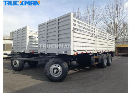 3 Axles 60 Tons Full Trailer Truck For Ethiopia