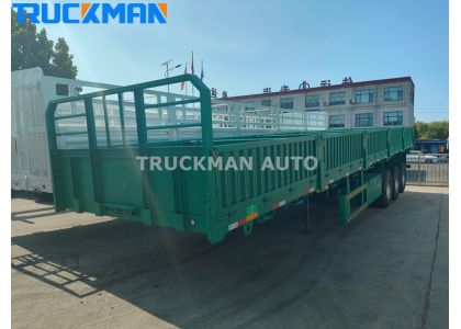 Brand New 3 Axles 60 Tons Side Wall Semi Trailer To Guyana 