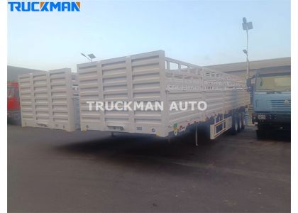 3 Axles 50 Tons Fence Trailer To Nigeria