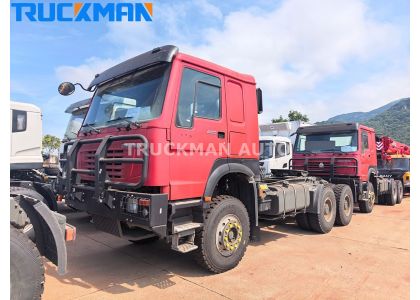 HOWO 6x4 400HP Prime Mover Truck To Angola