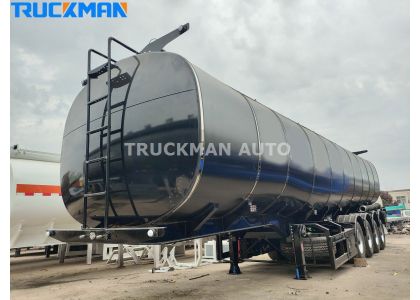 4 Axles 45000 Liters Asphalt Semi Trailer For Nigeria