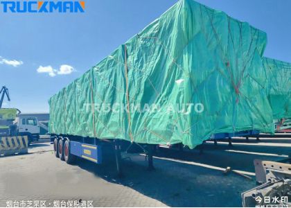 3-Axle 60-Ton Side Wall Semi Trailers for Sierra Leone