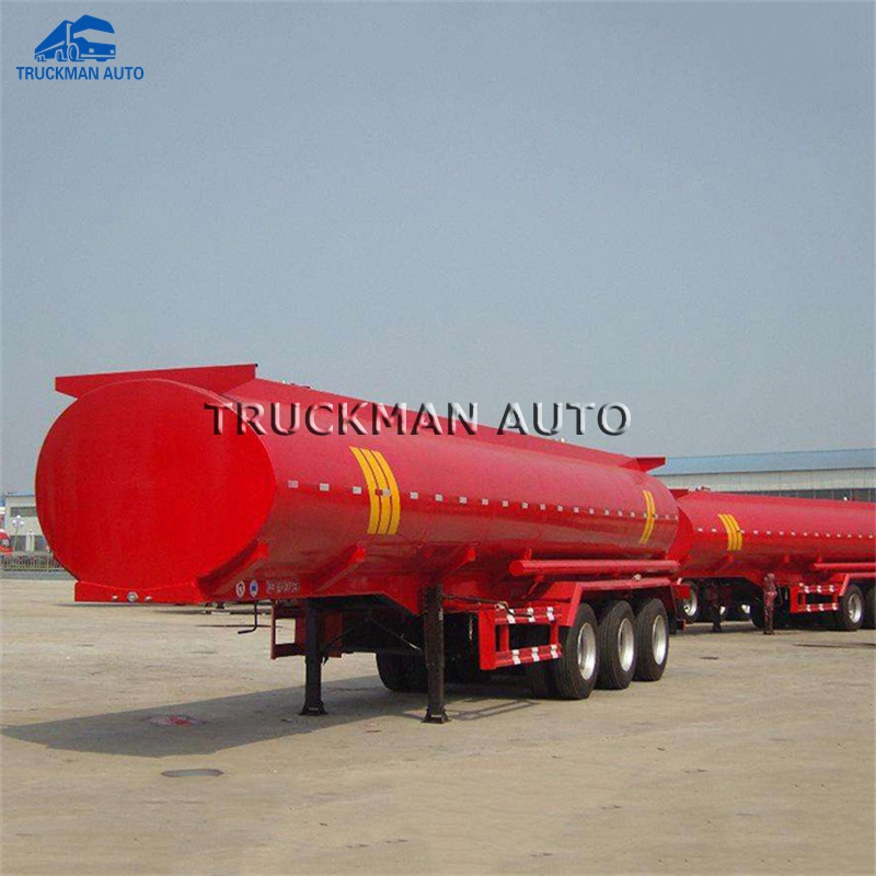 50 Tons Oil Transport Tanker Semi Trailer With 3x13 Tons Axles