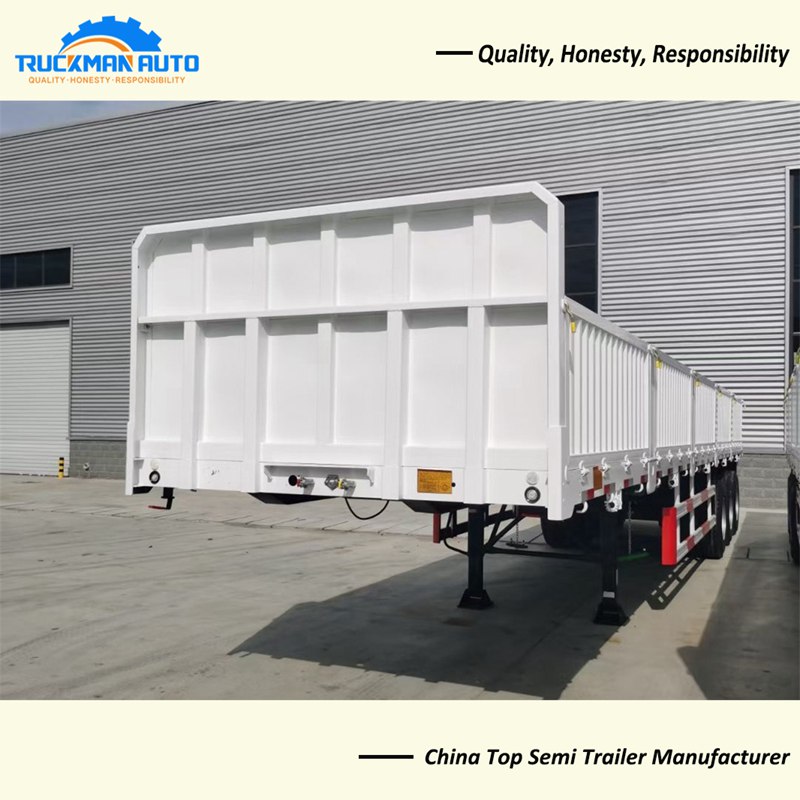 3 Axle Drop Side Wall Trailer