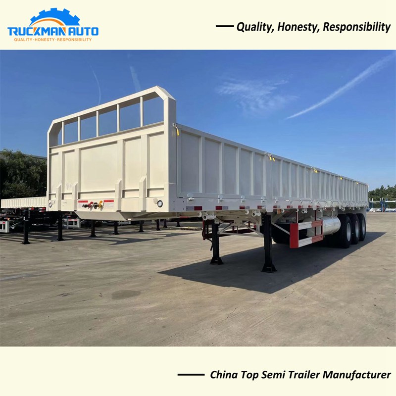3 Axle Side Wall Cargo Trailer For Kenya