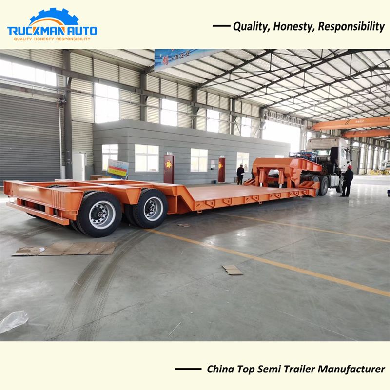 60 Ton Removable Gooseneck Low Boy Trailer