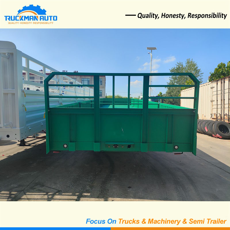 Brand New 3 Axles 60 Tons Side Wall Semi Trailer For Cement Transportation