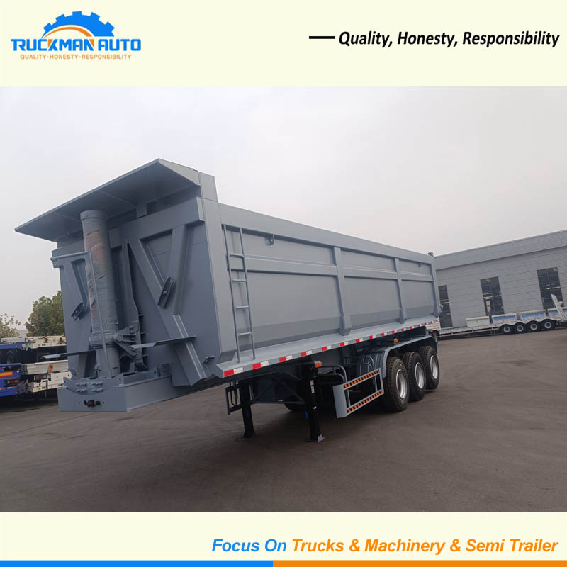 Factory Price 3 Axle 50 Tons Dumper Semi Trailer With U Shape Cargo Body