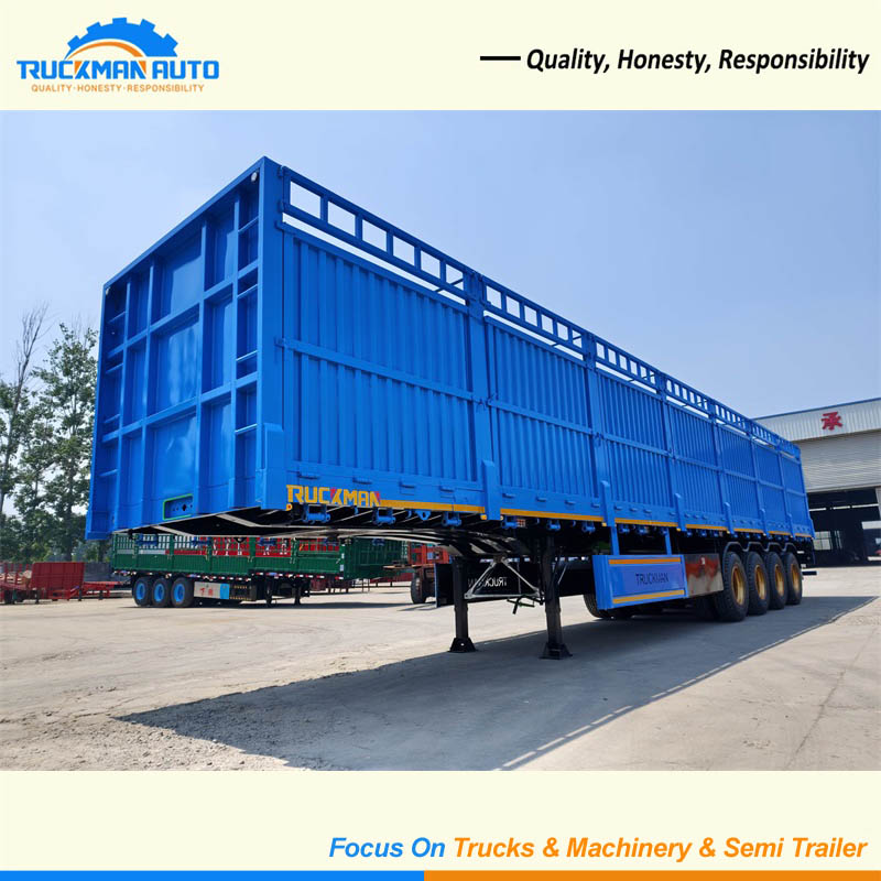 New 4 Axles 70 Tons Fence Semi Trailer For Guinea
